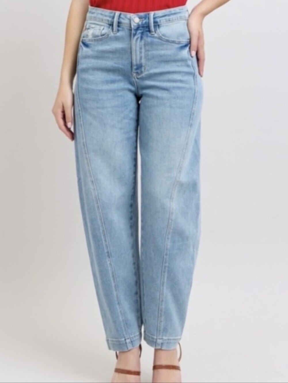 NWT Judy Blue Barrel-leg High-Rise jeans Size 16